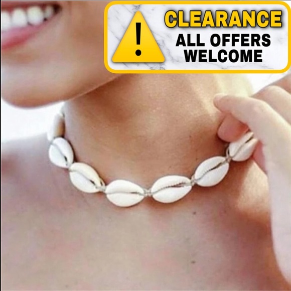 Jewelry - 🔴5/$15⚠️𝗖𝗟𝗘𝗔𝗥𝗔𝗡𝗖𝗘⚠️White Choker NEW